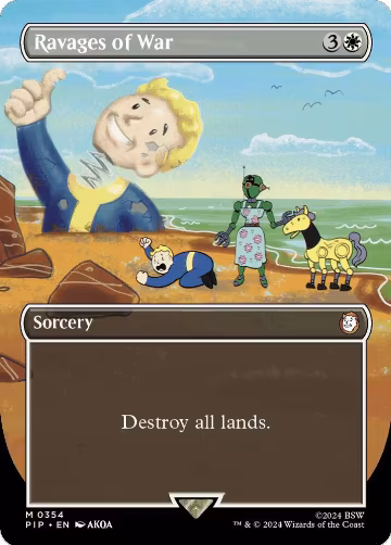 Ravages of War (Borderless) (354), Universes Beyond: Fallout — Magic card price