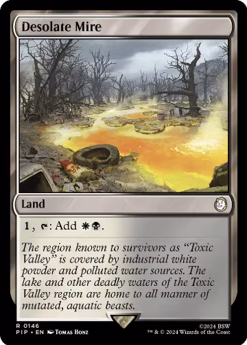 Desolate Mire (146), Universes Beyond: Fallout — Magic card price