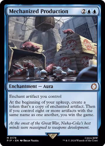 Mechanized Production (178), Universes Beyond: Fallout — Magic card price