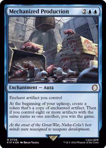 Mechanized Production (Surge Foil) (706), Universes Beyond: Fallout — Magic card price