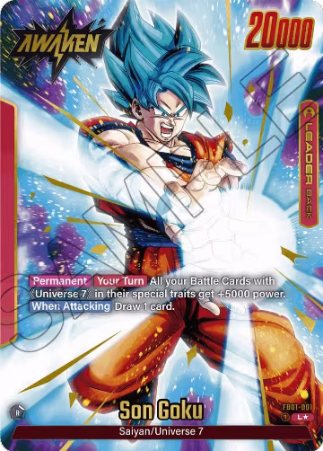 Son Goku - FB01-001 (Alternate Art) (FB01-001), Awakened Pulse — DB Fusion card price
