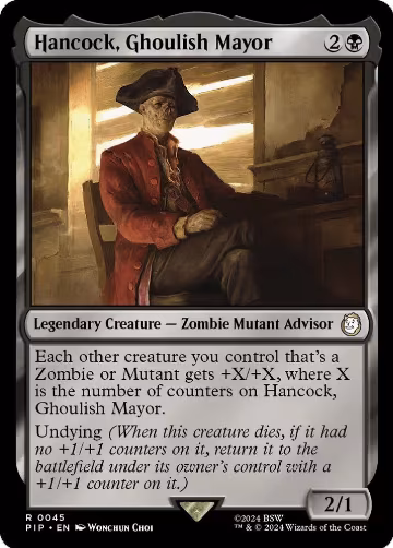 Hancock, Ghoulish Mayor (45), Universes Beyond: Fallout — Magic card price