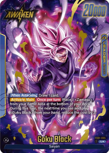 Goku Black - FB01-035 (Alternate Art) (FB01-035) — card price