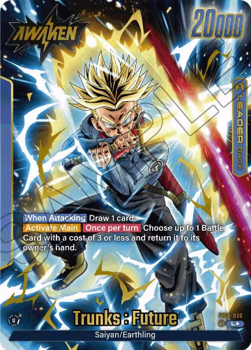 Trunks : Future - FB01-036 (Alternate Art) (FB01-036), Awakened Pulse — DB Fusion card price