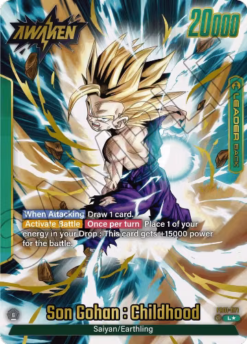 Son Gohan : Childhood - FB01-071 (Alternate Art) (FB01-071) — card price