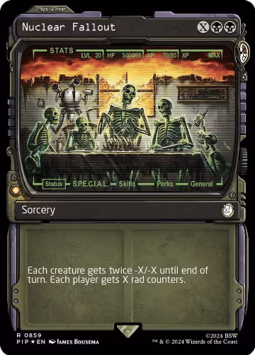 Nuclear Fallout (Showcase) (Surge Foil) (859), Universes Beyond: Fallout — Magic card price