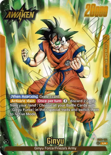 Ginyu - FB01-104 (Alternate Art) (FB01-104), Awakened Pulse — DB Fusion card price