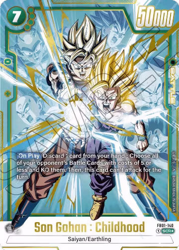 Son Gohan : Childhood - FB01-140 (Alternate Art) (FB01-140) — card price