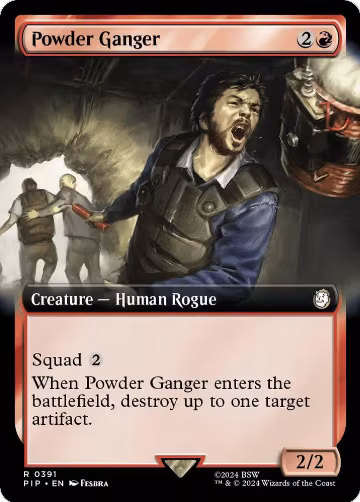 Powder Ganger (Extended Art) (391), Universes Beyond: Fallout — Magic card price