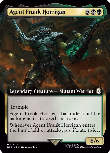 Agent Frank Horrigan (Extended Art) (405), Universes Beyond: Fallout — Magic card price
