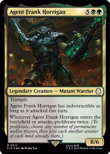 Agent Frank Horrigan (Surge Foil) (617), Universes Beyond: Fallout — Magic card price