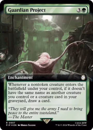 Guardian Project (Extended Art) (Surge Foil) (997), Universes Beyond: Fallout — Magic card price
