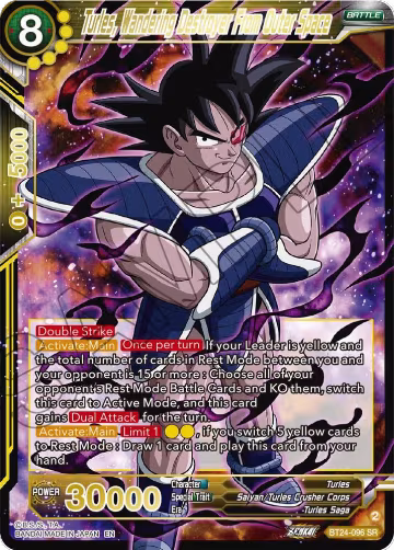 Turles, Wandering Destroyer From Outer Space (BT24-096), Beyond Generations — DB Super card price