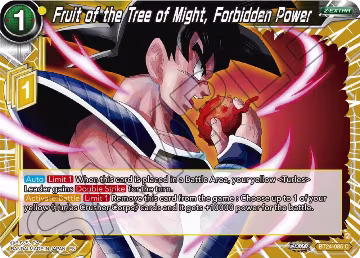 Fruit of the Tree of Might, Forbidden Power (BT24-085), Beyond Generations — DB Super card price