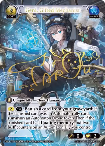 Geni, Gifted Mechanist (008) — card price