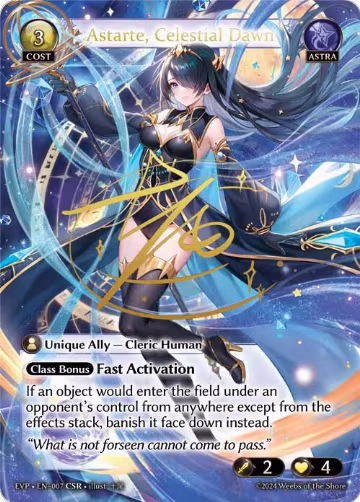 Astarte, Celestial Dawn (007) — card price