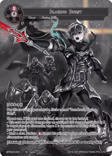 Blazing Burst (WPR2023-002), Promo Cards — Force of Will card price