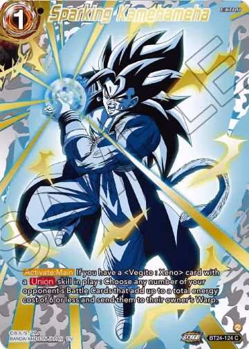 Sparking Kamehameha (Collector Booster Gold) (BT24-124), Beyond Generations — DB Super card price