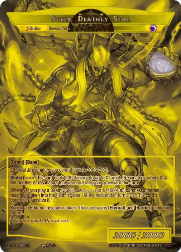 Lifezapper, Star Statue // Stein, Deathly Star (CST-059JR), Promo Cards — Force of Will card price