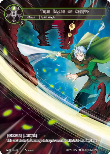 True Blade of Spirits (World2024-001), Promo Cards — Force of Will card price