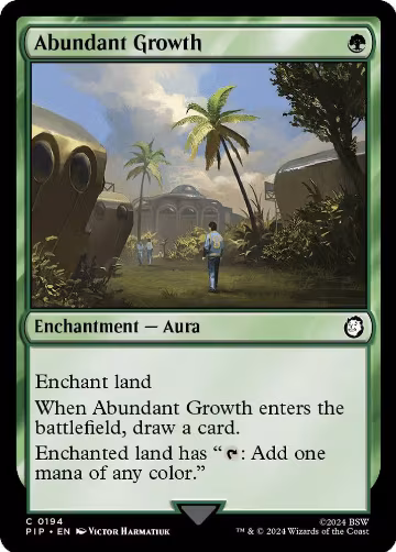 Abundant Growth (194), Universes Beyond: Fallout — Magic card price