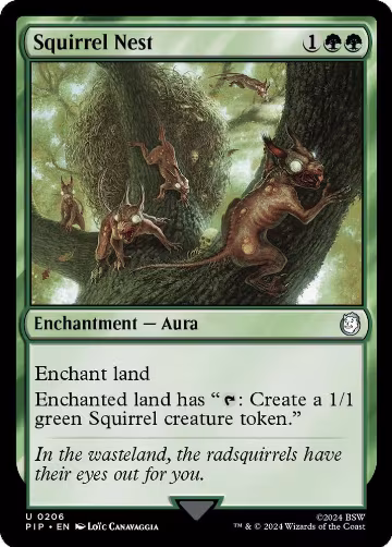 Squirrel Nest (206), Universes Beyond: Fallout — Magic card price