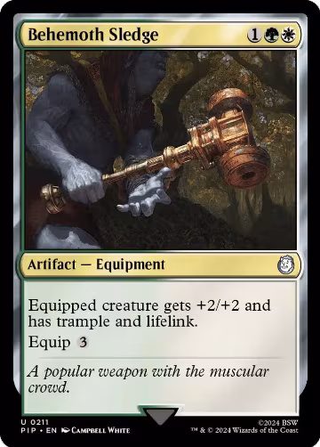 Behemoth Sledge (211), Universes Beyond: Fallout — Magic card price