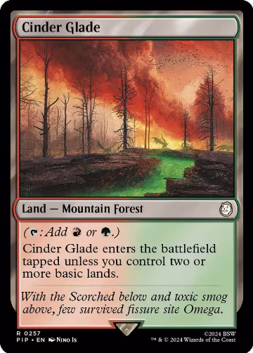 Cinder Glade (257), Universes Beyond: Fallout — Magic card price