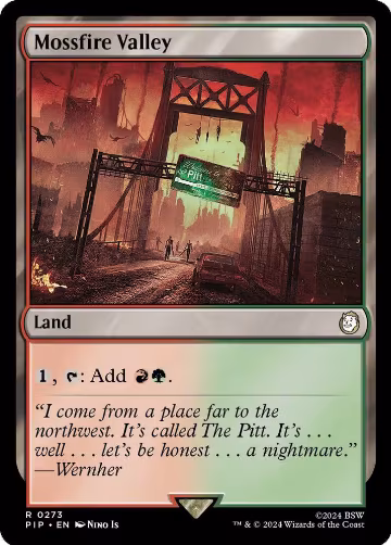 Mossfire Valley (273), Universes Beyond: Fallout — Magic card price