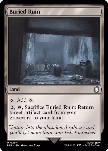 Buried Ruin (254), Universes Beyond: Fallout — Magic card price