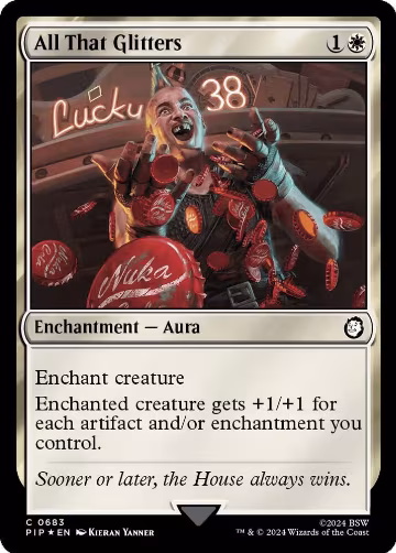 All That Glitters (Surge Foil) (683), Universes Beyond: Fallout — Magic card price
