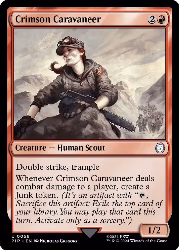 Crimson Caravaneer (56), Universes Beyond: Fallout — Magic card price