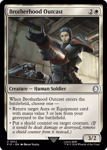 Brotherhood Outcast (12), Universes Beyond: Fallout — Magic card price