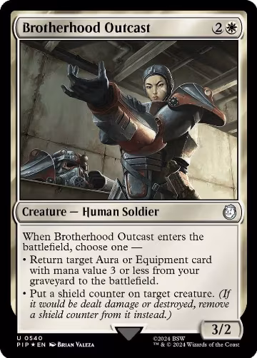 Brotherhood Outcast (Surge Foil) (540), Universes Beyond: Fallout — Magic card price