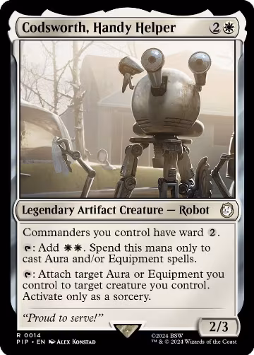 Codsworth, Handy Helper (14), Universes Beyond: Fallout — Magic card price