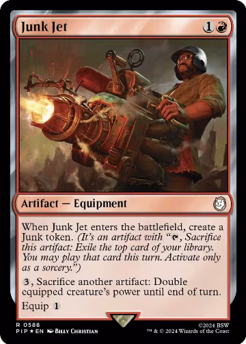 Junk Jet (Surge Foil) (588), Universes Beyond: Fallout — Magic card price