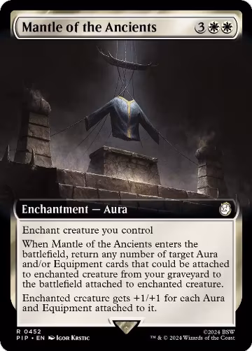 Mantle of the Ancients (Extended Art) (452), Universes Beyond: Fallout — Magic card price