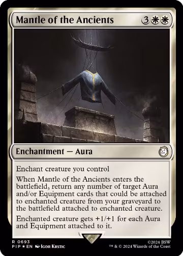 Mantle of the Ancients (Surge Foil) (693), Universes Beyond: Fallout — Magic card price