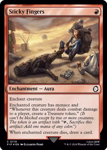 Sticky Fingers (Surge Foil) (719), Universes Beyond: Fallout — Magic card price