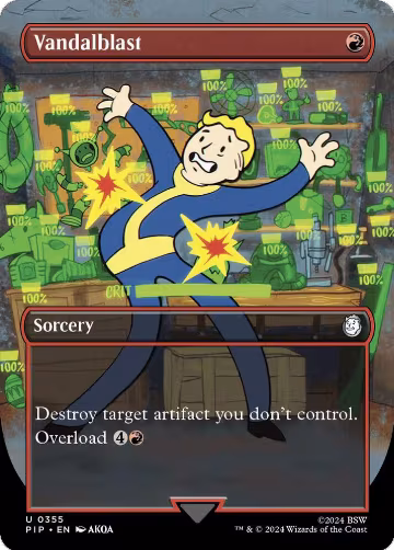 Vandalblast (Borderless) (355), Universes Beyond: Fallout — Magic card price
