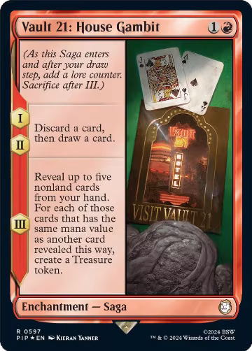 Vault 21: House Gambit (Surge Foil) (597), Universes Beyond: Fallout — Magic card price