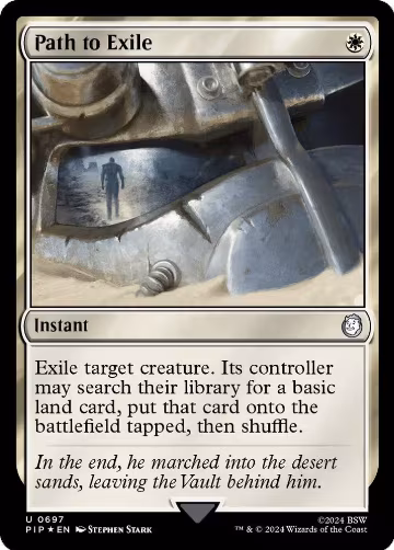 Path to Exile (Surge Foil) (697), Universes Beyond: Fallout — Magic card price