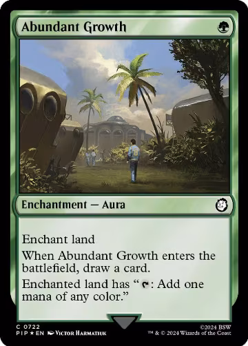 Abundant Growth (Surge Foil) (722), Universes Beyond: Fallout — Magic card price