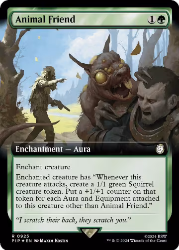 Animal Friend (Extended Art) (Surge Foil) (925), Universes Beyond: Fallout — Magic card price