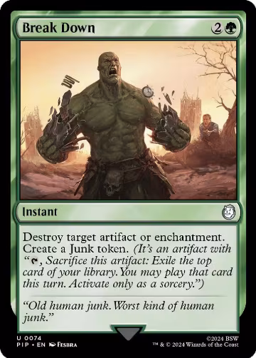 Break Down (74), Universes Beyond: Fallout — Magic card price