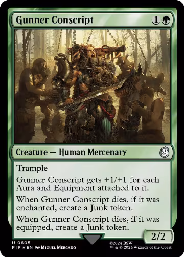 Gunner Conscript (Surge Foil) (605), Universes Beyond: Fallout — Magic card price