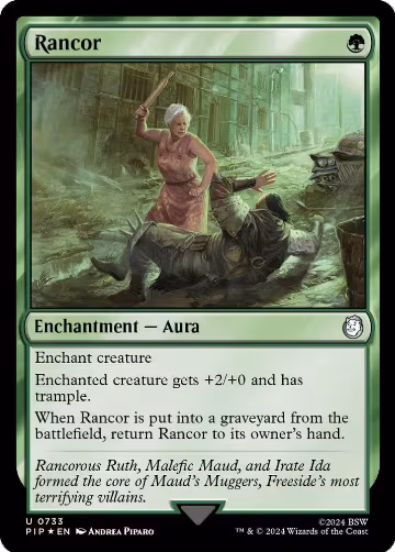 Rancor (Surge Foil) (733), Universes Beyond: Fallout — Magic card price