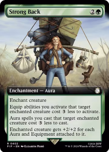 Strong Back (Extended Art) (402), Universes Beyond: Fallout — Magic card price