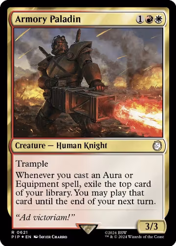 Armory Paladin (Surge Foil) (621), Universes Beyond: Fallout — Magic card price