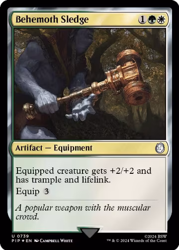 Behemoth Sledge (Surge Foil) (739), Universes Beyond: Fallout — Magic card price